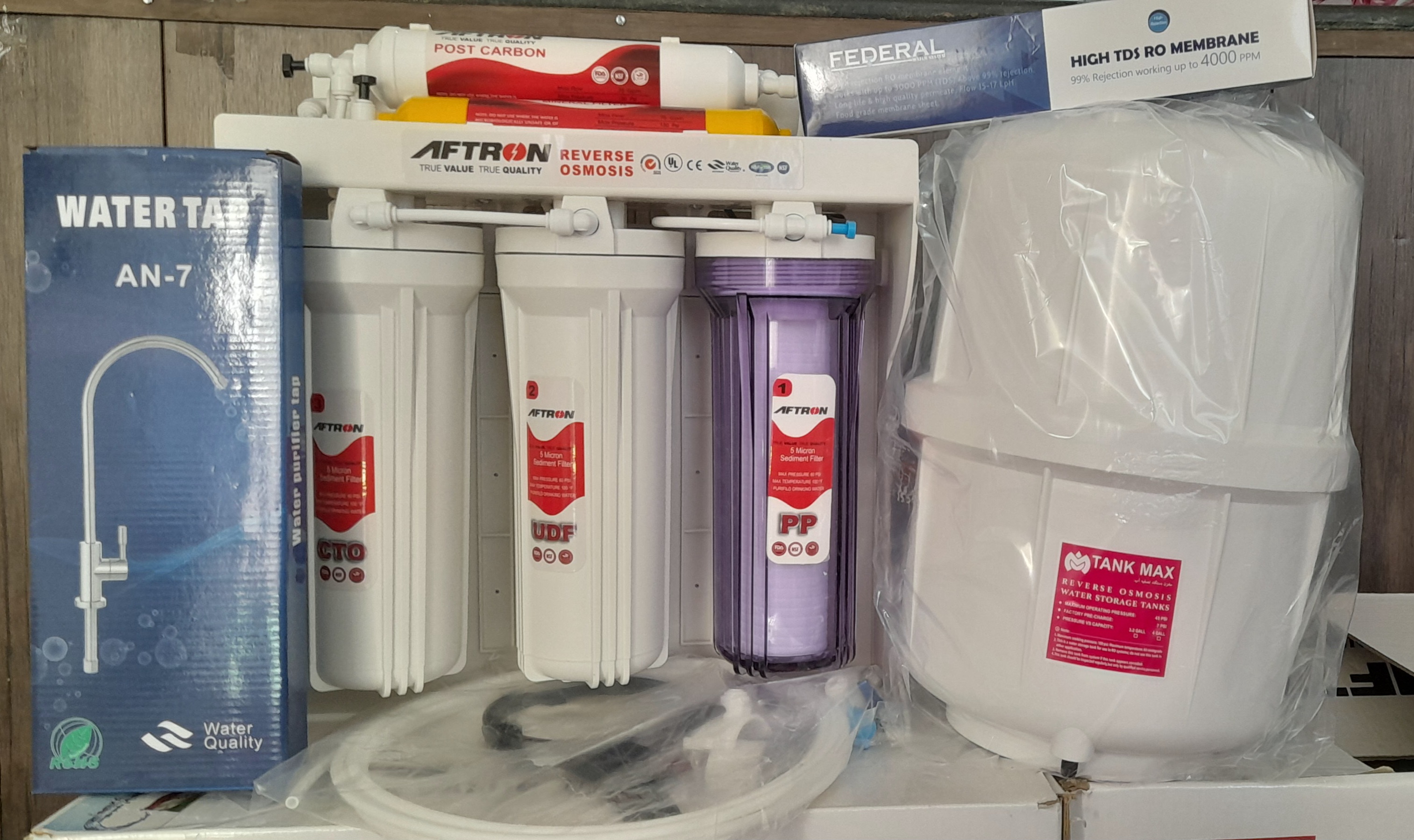 دستگاه تصفیه آب خانگی آفترون ۶ مرحله استاندار