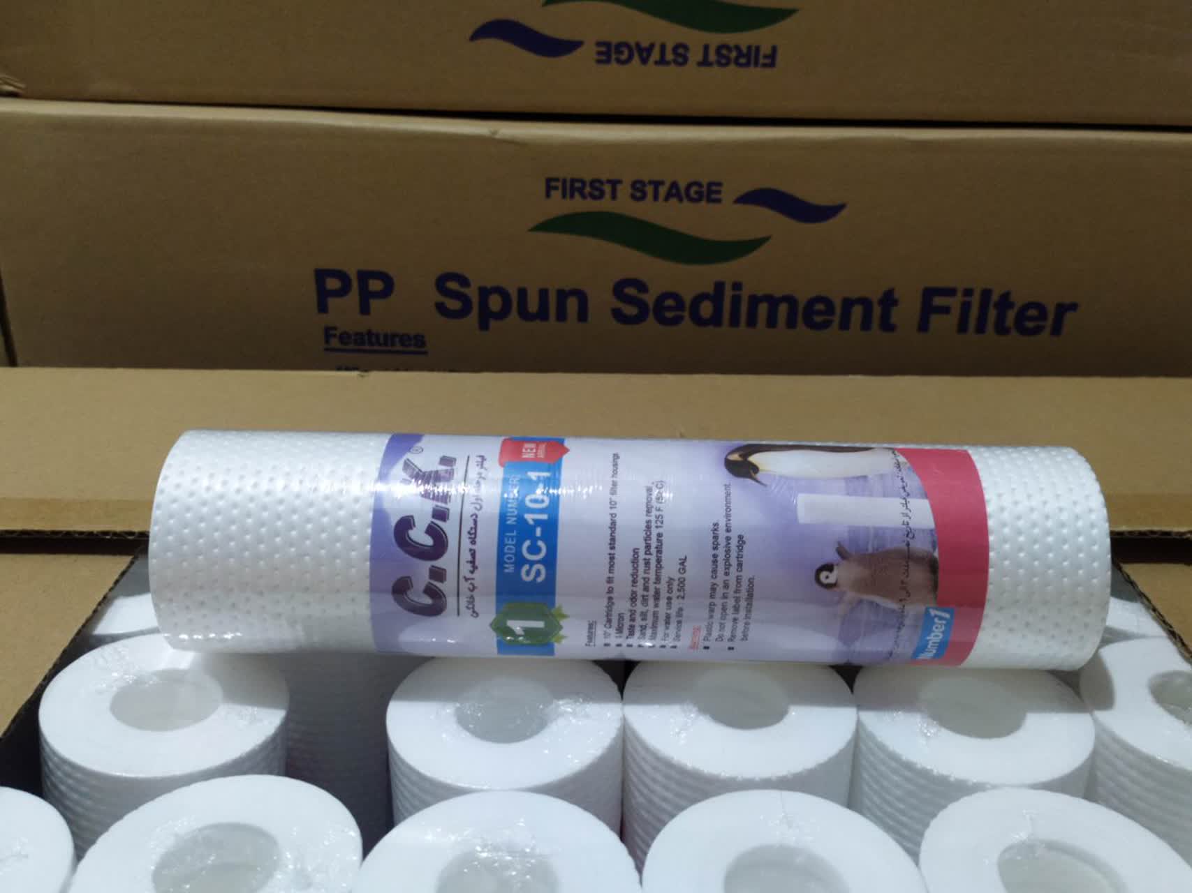 فیلتر مرحله اول دستگاه تصفیه آب پلی پروپیلن (پ پ)