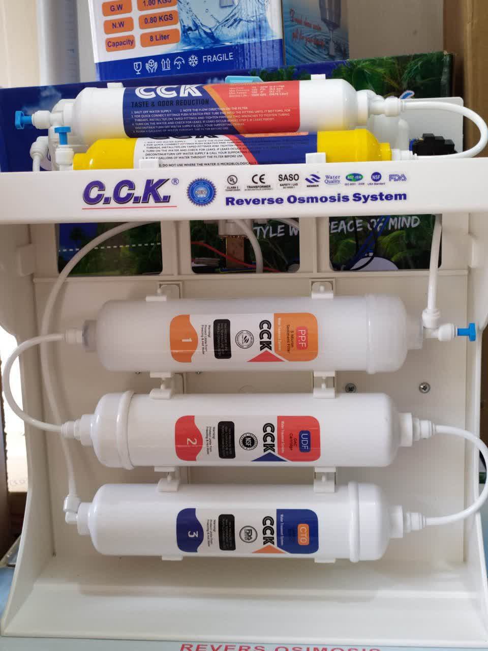 دستگاه تصفیه آب خانگی 6 مرحله اینلاین c.c.k  ایرانی (مونتاژ)