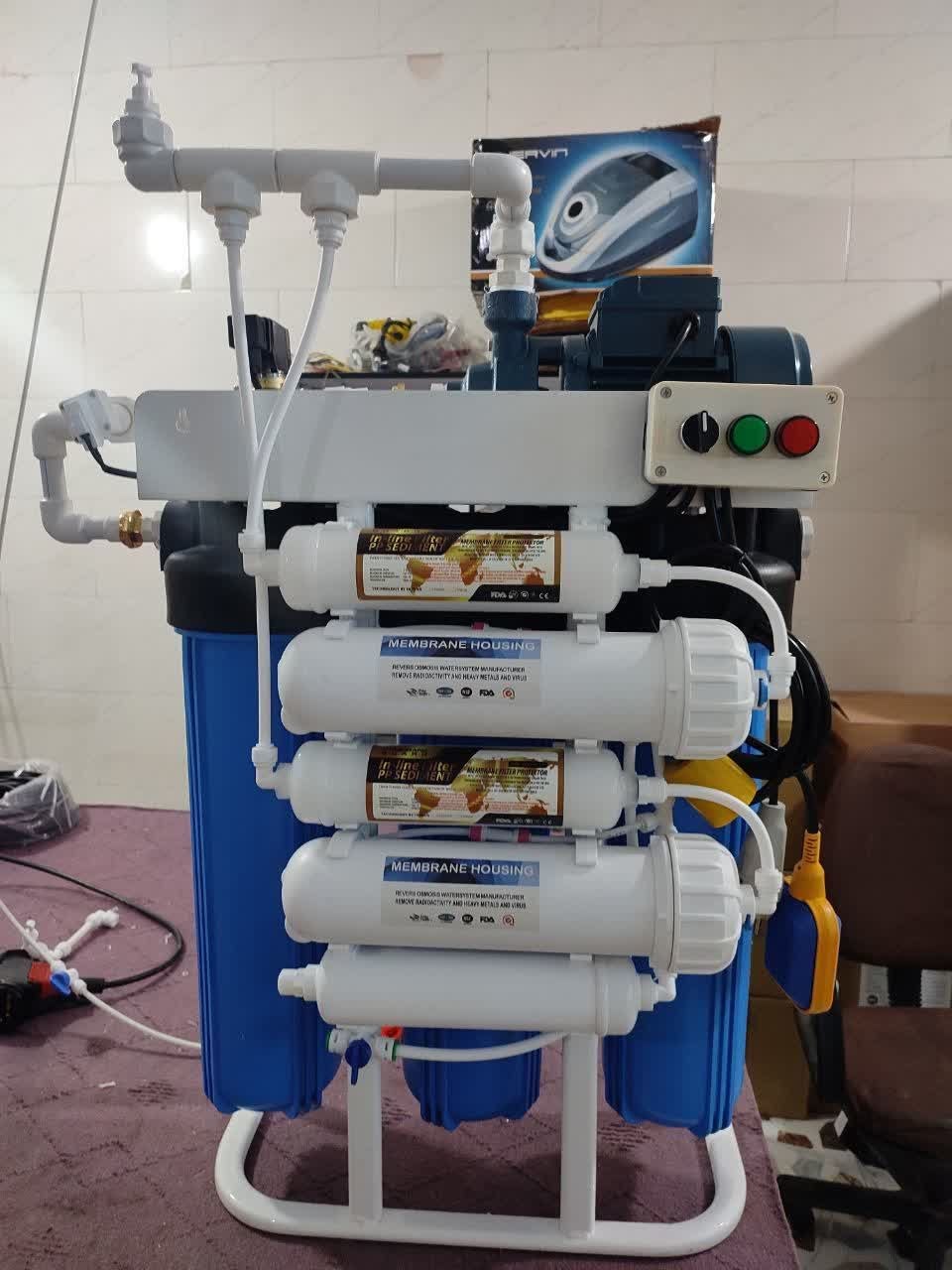 دستگاه تصفیه آب نیمه صنعتی 800 گالن