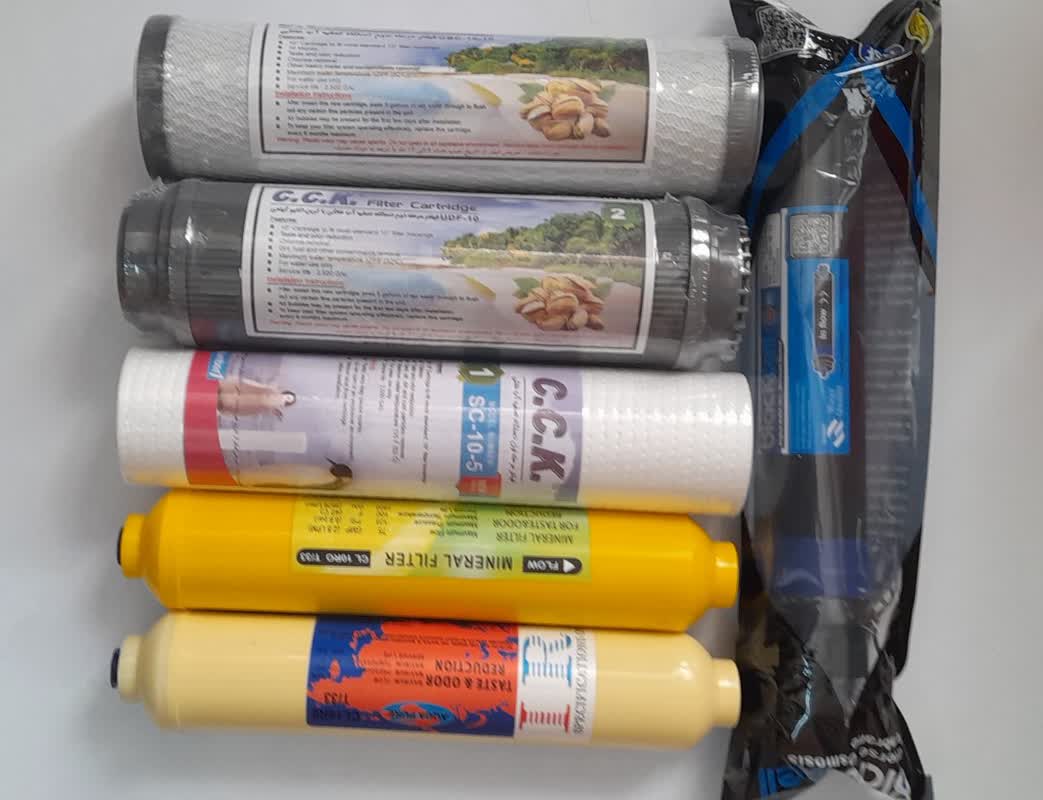 پک کامل شش فیلتر  دستگاه تصفیه آب خانگی